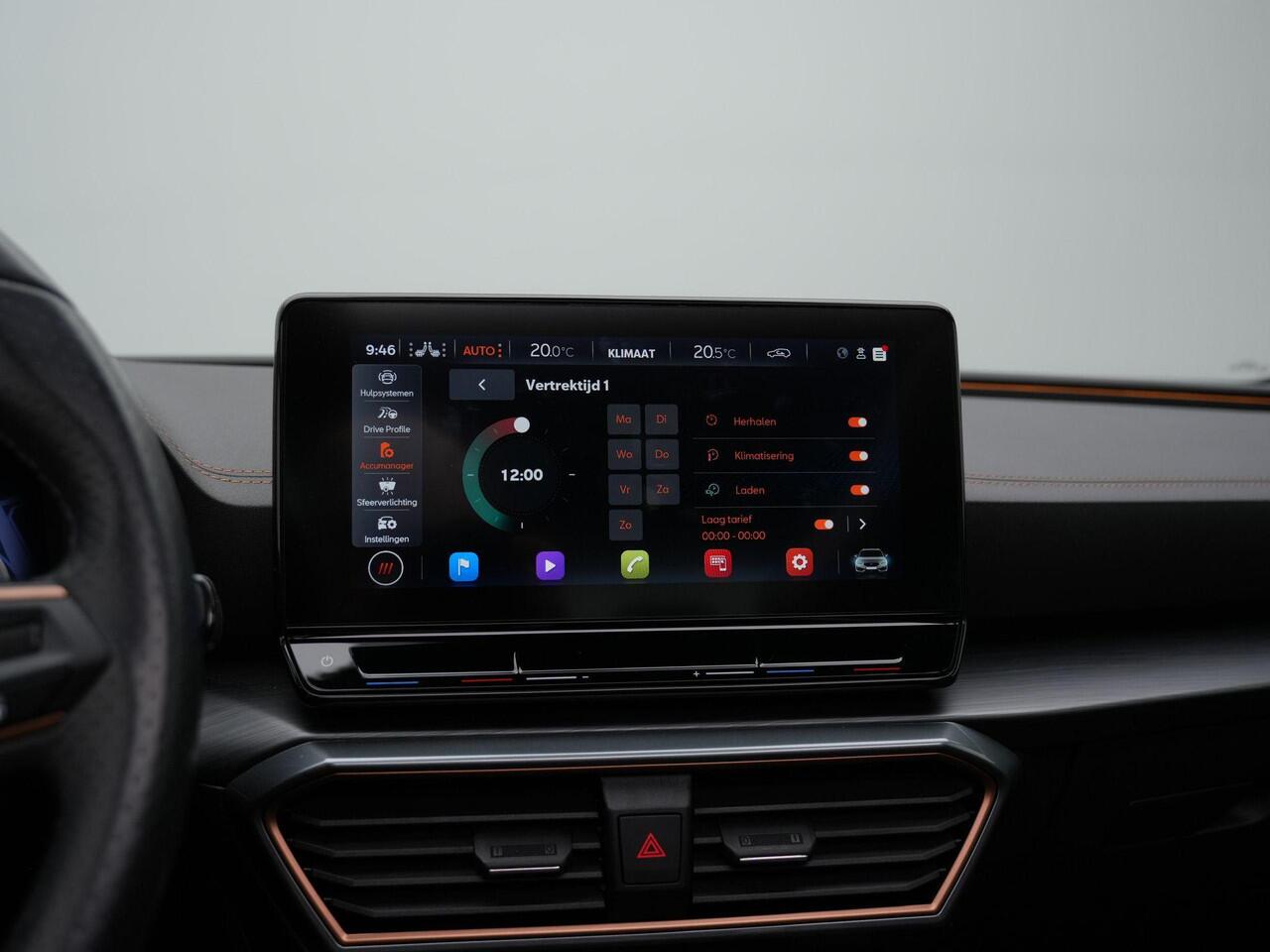 Cupra Leon Sportstourer 1.4 e-Hybrid 245 pk DSG VZ Performance | Panoramadak | Leder | Geheugenstoel | Adaptief sportonderstel | Stuur-/stoelverwarming