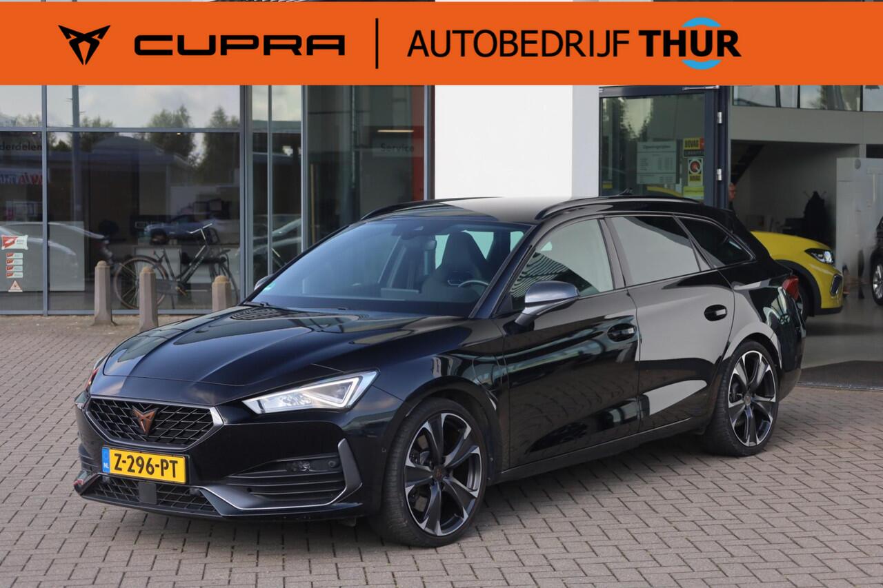 Cupra Leon Sportstourer 1.4 e-Hybrid VZ Business PL ¤629 p/m* 245PK / 180kW, 19" LMV, achteruitrijcamera, park assist, klasse III alarm, draadloos laden, keyless advanced entry en go, 12 volt stekker kofferbak LED verlichting, vision plus driving profile Cupra virtual cockpit na