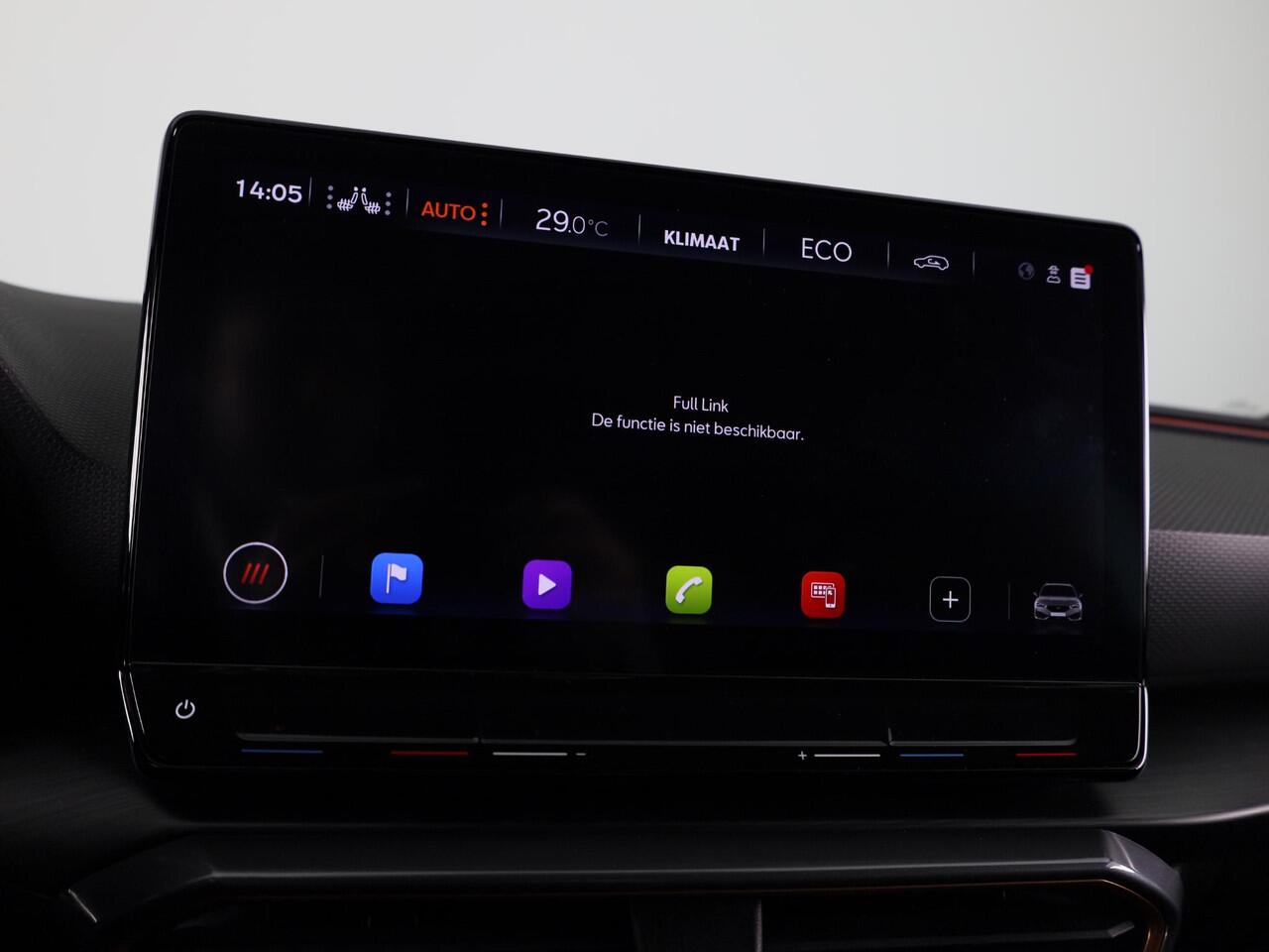 Cupra Leon Sportstourer 1.4 TSI eHybrid PHEV FR Business Intense 204 pk Automaat (DSG) | Navigatie | Parkeersensoren achter | Autom. airco (3 zones) | Stoelverwarming | Keyless |