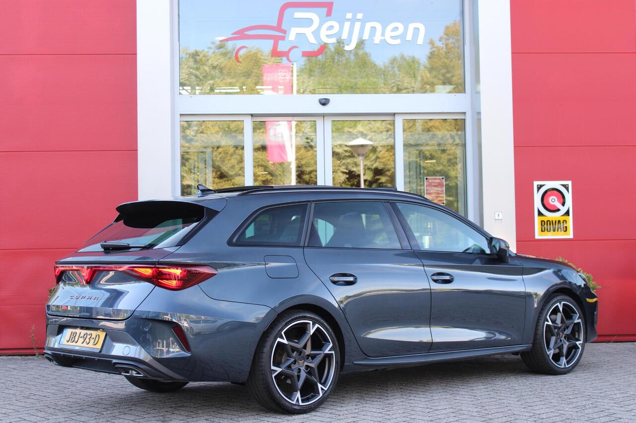 Cupra Leon Sportstourer 1.5 eTSI 150PK BUSINESS EDITION | NIEUW MODEL! | PANORAMISCH SCHUIF/KANTELDAK | SENNHEISER AUDIO SYSTEM | ELEKTRISCH VERSTELBARE BESTUURDERSSTOEL MET GEHEUGENFUNCTIE | LED MATRIX KOPLAMPEN | DRAADLOZE APPLE CARPLAY/ANDROID AUTO | NAVIGATIE | ACHTERUITRIJ 