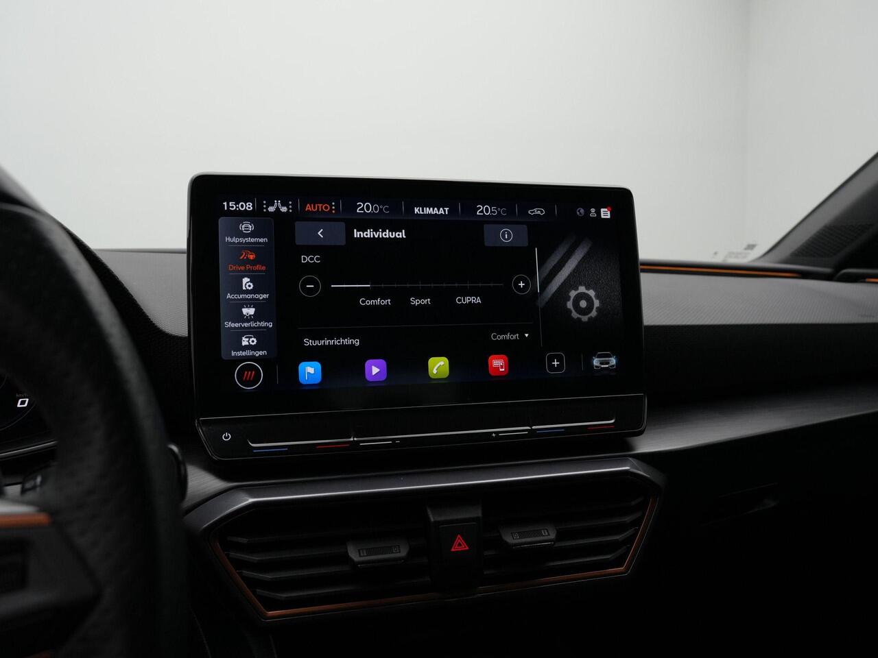 Cupra Leon Sportstourer 1.4 e-Hybrid 245 pk VZ Performance | Trekhaak | Adaptief onderstel | Stuur-/stoelverwarming | Achteruitrijcamera