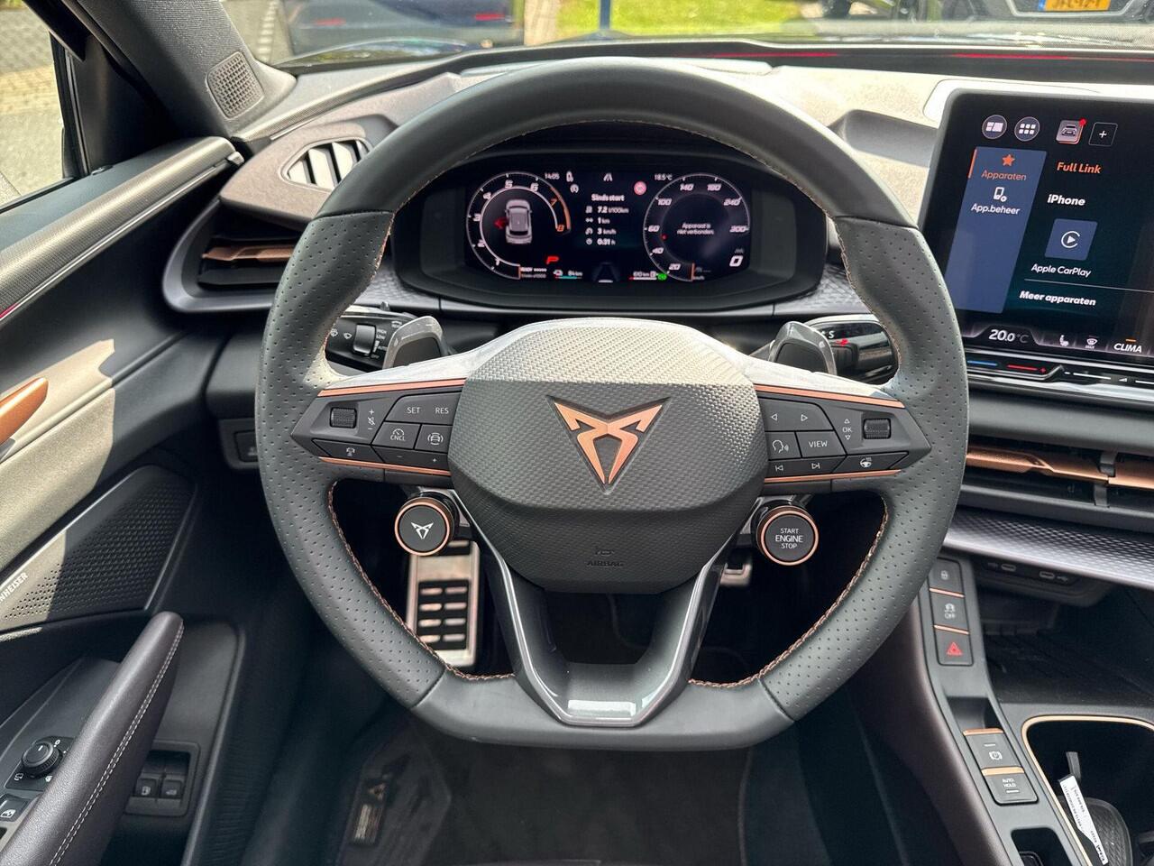 Cupra Terramar 1.5 TSI e-Hybrid VZ Performance | SOH 100% | 272 pk | Sennheiser Sound | HD Matrix Led | Camera Rondom | Head Up | Pano Dak | 20" LM |