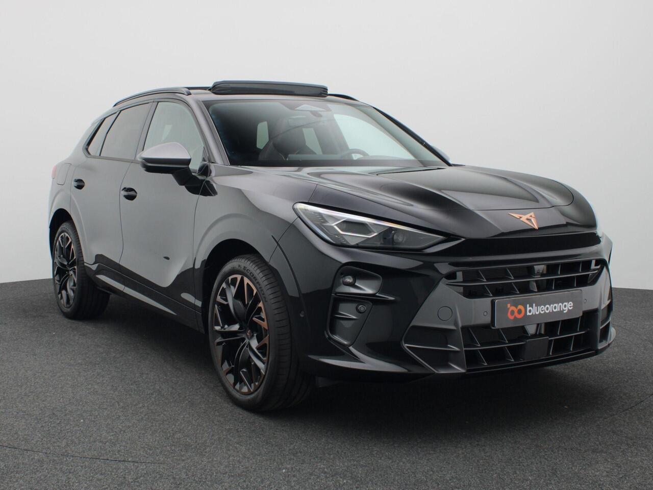 Cupra Terramar 1.5 TSI e-Hybrid VZ Performance 272PK DSG matrix led, trekhaak, Sennheiser audio, 360gr. camera, head-up display, alarm, schuif-kanteldak, winterpakket, adaptive cruise met travel assist, side assist, virtual pedal, keyless, 20" lichtmetaal