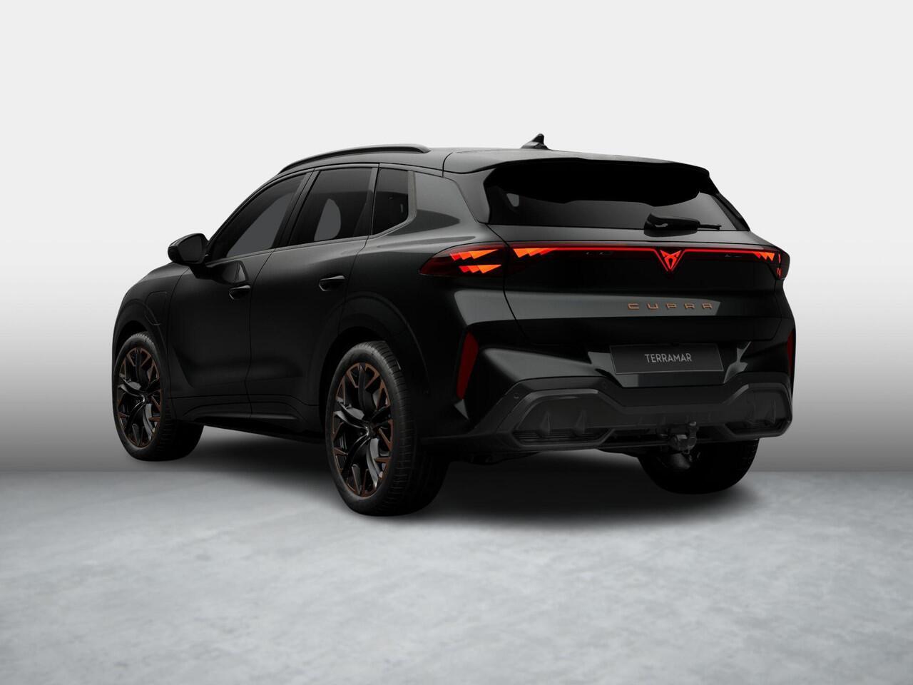 Cupra Terramar 1.5 TSI e-Hybrid VZ Performance 272PK DSG leder, trekhaak, Sennheiser audio, 360gr. camera, head-up display, matrix LED, elektrisch glazen panorama-dak, winterpakket, alarm, adaptive cruise met travel assist, side assist, virtual pedal, keyless, 20" licht