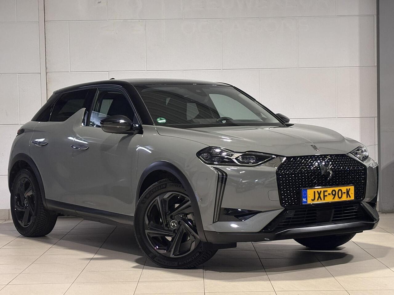 DS DS 3 e-Tense Opéra+ EV 54kWh 156pk | NAPPA LEDER | STOELMASSAGE | 360° CAMERA | HEAD-UP | KEYLESS ENTRY | ADAPTIVE CRUISE | STOELVERW. | DODEHOEKBEW. | NAVI |