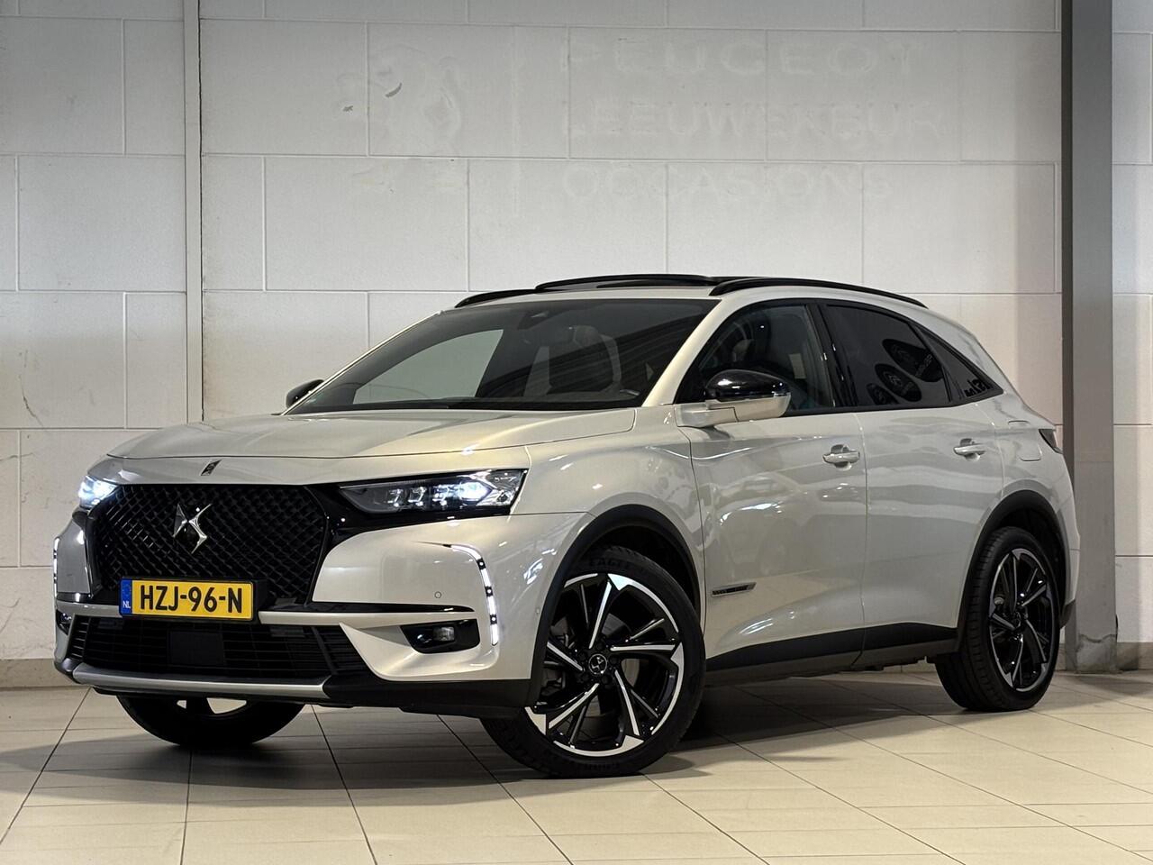 DS DS 7 Crossback Louvre E-Tense PHEV Hybrid4 300pk 4x4 e-EAT8 | SCHUIF/KANTELDAK | NAPPA LEDER | HANDSFREE A.KLEP | MASSAGE | HIFI FOCAL AUDIO | NIGHT VISION | BLACK PACK | DS LED VISION