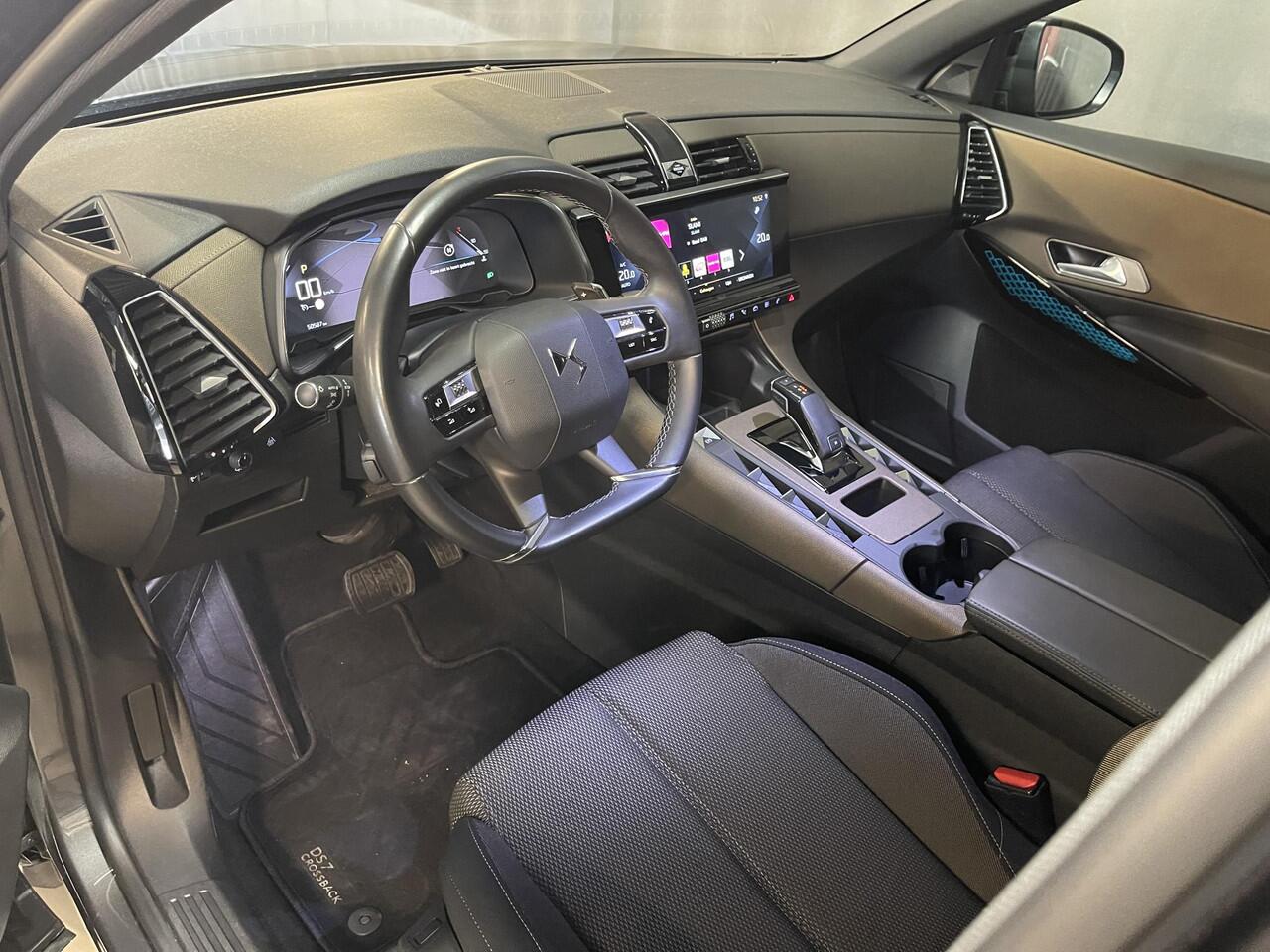 DS DS 7 Crossback 1.2 PureTech Bastille+ 19"/Sfeerverlichting/PDC v + a/LED/Apple Carplay & Android Auto/Climate