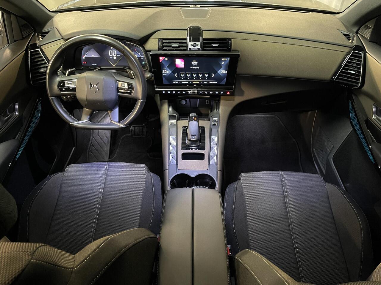 DS DS 7 Crossback 1.2 PureTech Bastille+ 19"/Sfeerverlichting/PDC v + a/LED/Apple Carplay & Android Auto/Climate