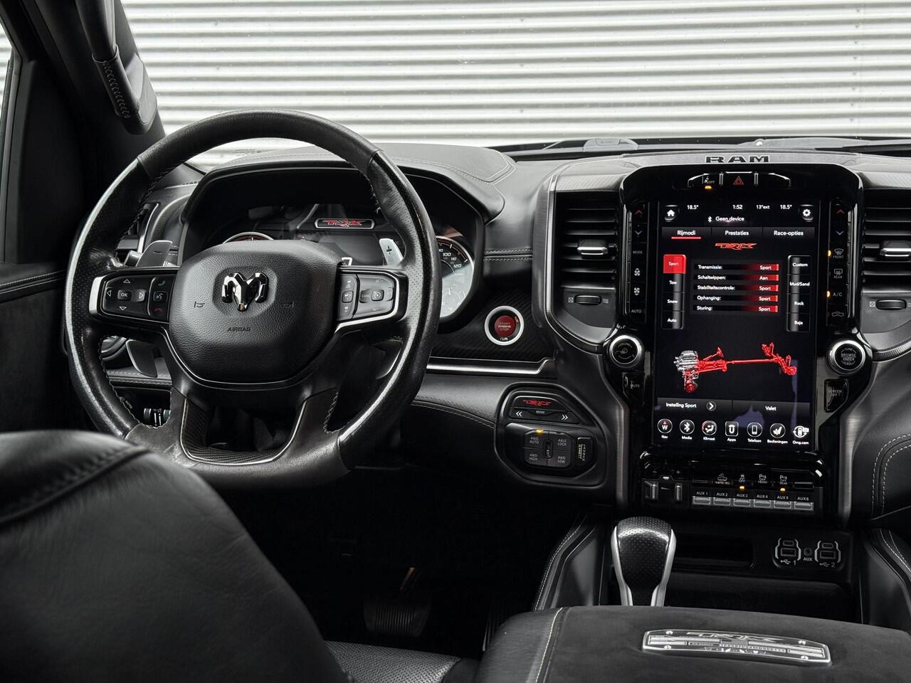 Dodge 1500 Ram 6.2 V8 Supercharged 702PK 4x4 Crew Cab TRX LPG TREKHAAK HEADUP DISPLAY