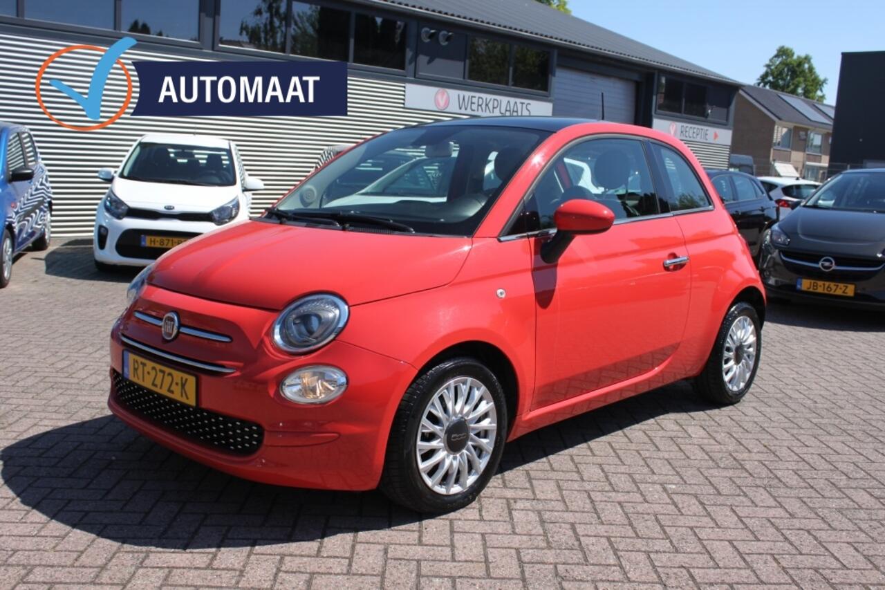 Fiat 500 0.9 TwinAir T Lounge, automaat, navigatie.