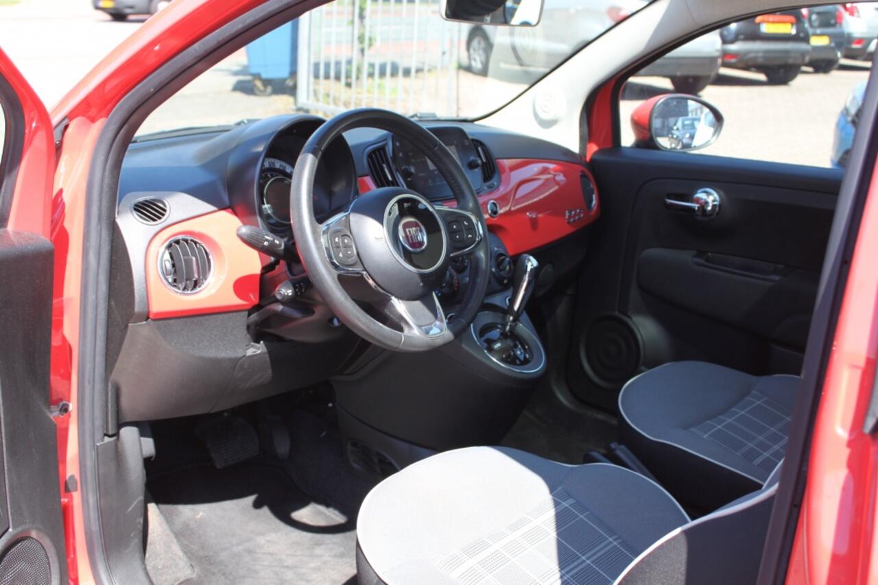 Fiat 500 0.9 TwinAir T Lounge, automaat, navigatie.