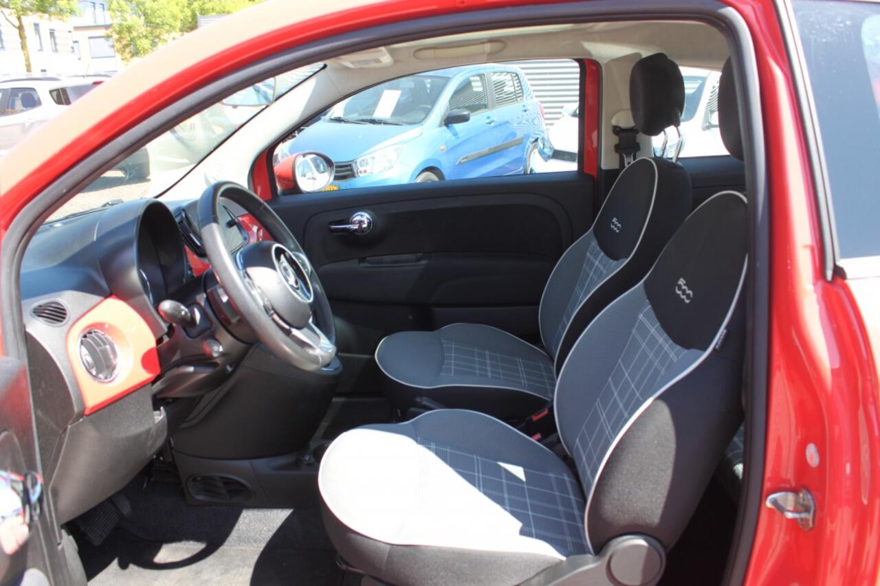 Fiat 500 0.9 TwinAir T Lounge, automaat, navigatie.