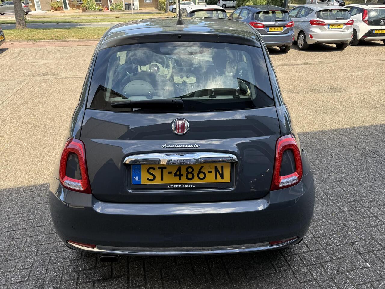 Fiat 500 0.9 TwinAir Turbo Anniversario / Airco clima/ Navigatie/ Cruise/ Led/ Pano dak