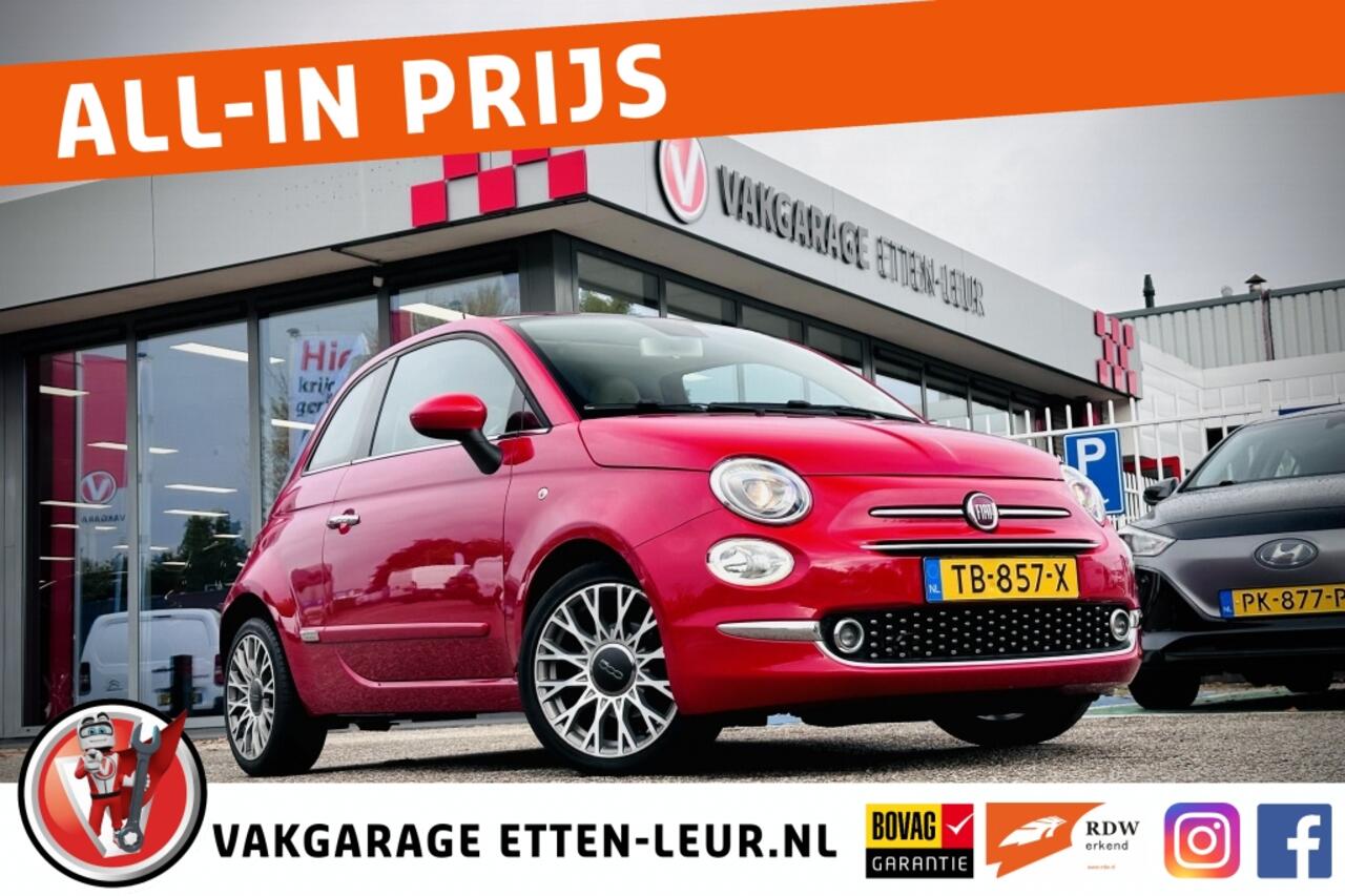 Fiat 500 0.9 Turbo Collezione | SCHUIFDAK | PARKEERSENSOREN