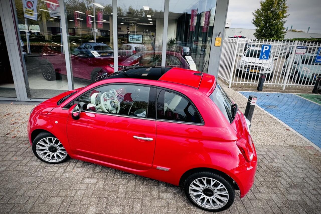 Fiat 500 0.9 Turbo Collezione | SCHUIFDAK | PARKEERSENSOREN