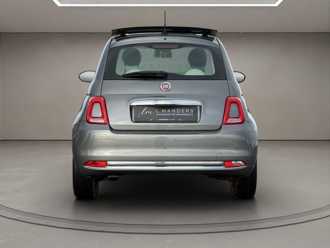 Fiat 500 0.9 TwinAir Turbo Lounge 2019 GRIJS | Schuifdak | Airco | Naviga