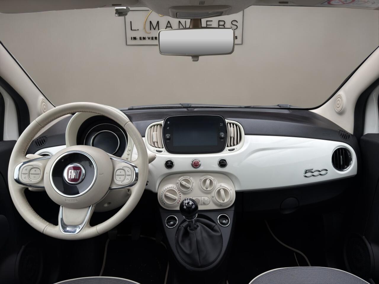 Fiat 500 1.2 Lounge 2019 WIT | Panoramadak | Display | PDC