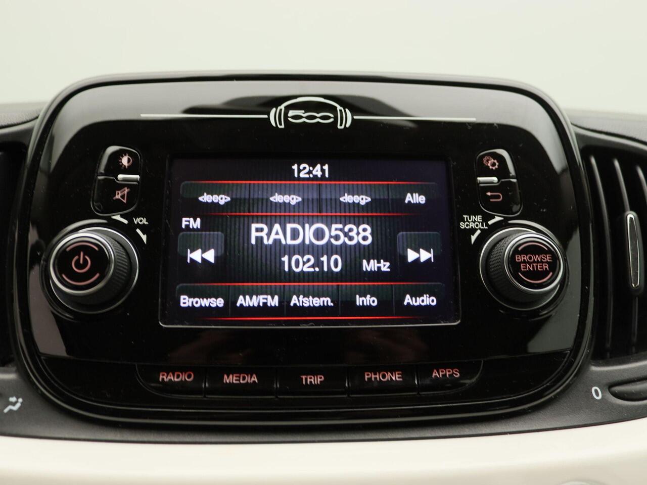 Fiat 500 1.2 Popstar | Airco | Bluetooth | Lichtmetalen Velgen | Cruise Control |