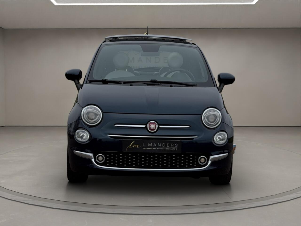 Fiat 500 1.2 Lounge 2019 BLAUW | Schuifdak | Apple CarPlay