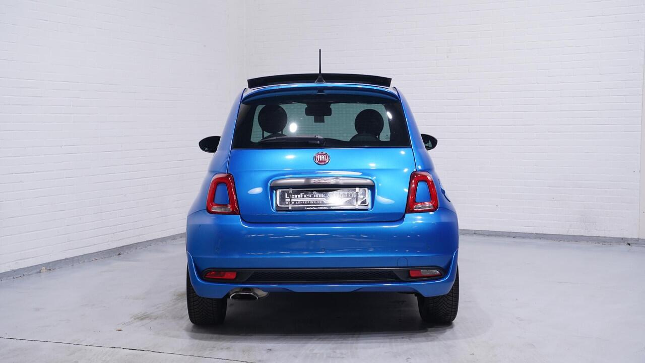 Fiat 500 1.2 Lounge panodak private-glas PDC-A climate-controle DAB Navigatie apple carplay bleutooth telefoon 16"-lmv