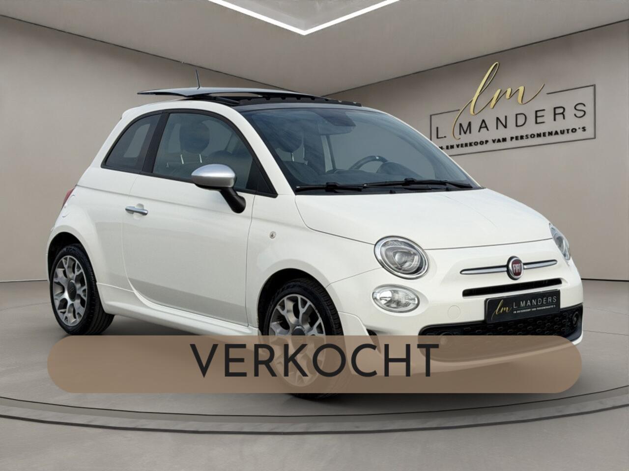 Fiat 500 1.2 Sport 2019 WIT | Schuifdak | Apple CarPlay