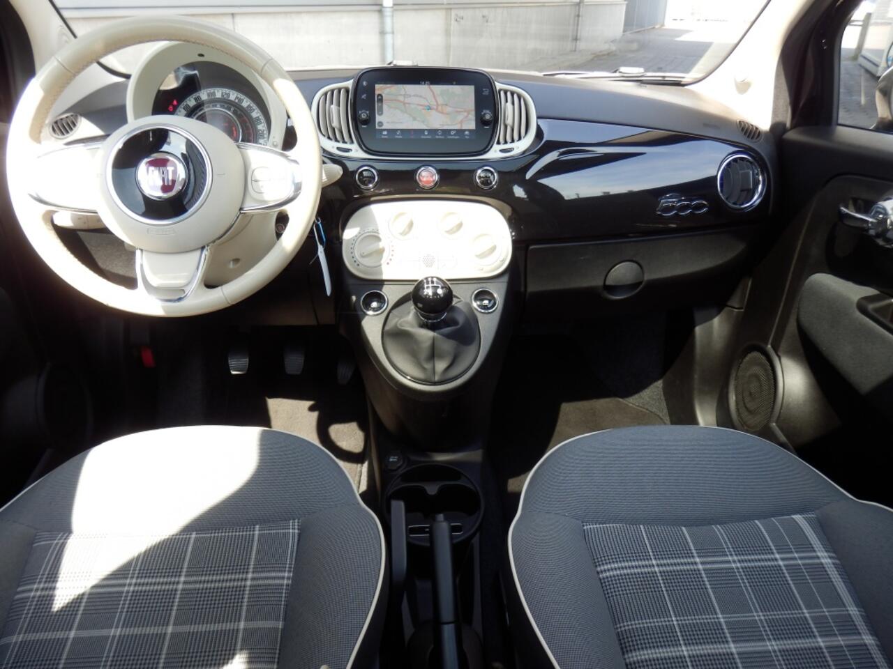 Fiat 500 85pk | Lounge | Panoramadak | Navigatie | Cruise ctrl |