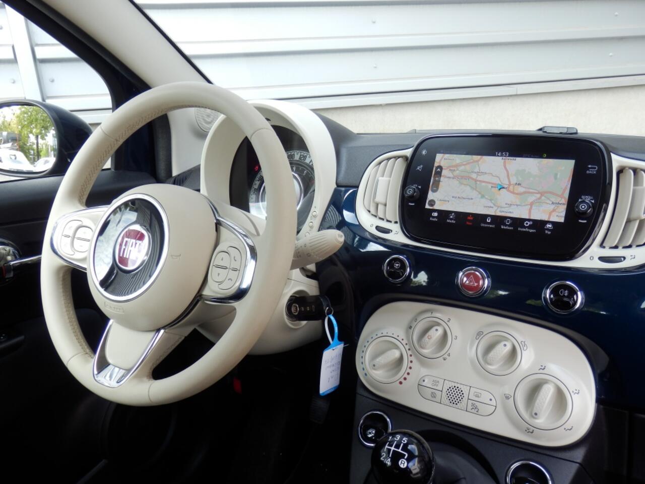 Fiat 500 1.2 Lounge 4 cil.| Navigatie | Apple Carpl. Andr. Auto | Cruise