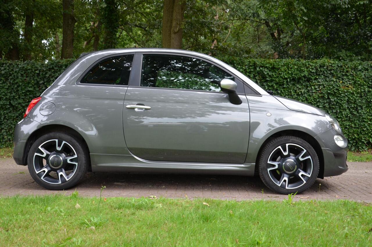 Fiat 500 1.0 Hybrid Rockstar Cabrio/Navi/Pdc/Ecc/Apple Carplay/Android Auto/Getint glas/lichtmetalen velgen 16"