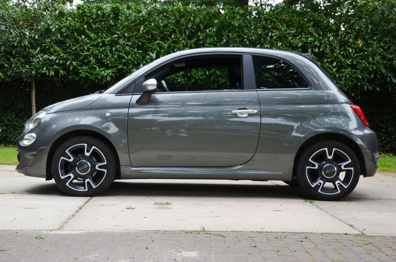 Fiat 500 1.0 Hybrid Rockstar Cabrio/Navi/Pdc/Ecc/Apple Carplay/Android Auto/Getint glas/lichtmetalen velgen 16"