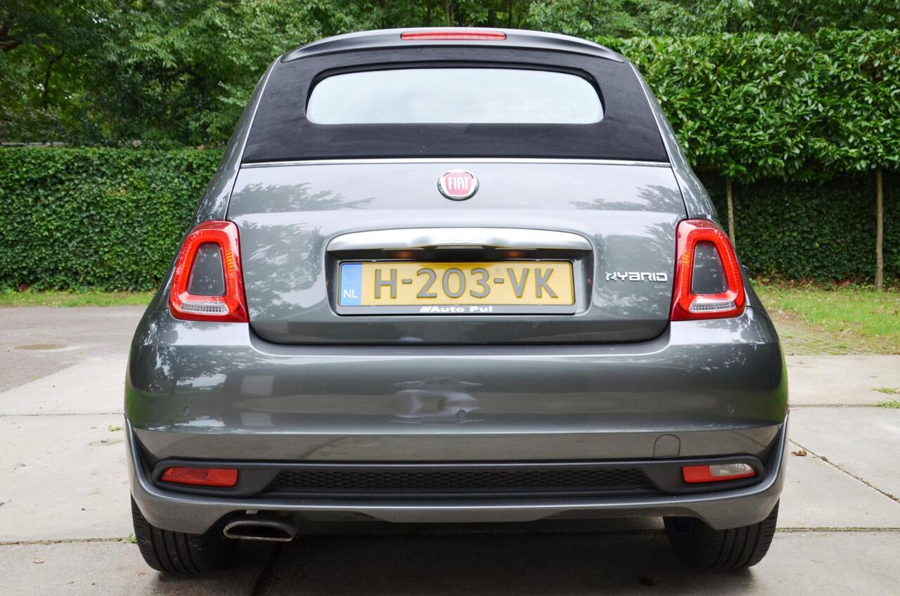 Fiat 500 1.0 Hybrid Rockstar Cabrio/Navi/Pdc/Ecc/Apple Carplay/Android Auto/Getint glas/lichtmetalen velgen 16"