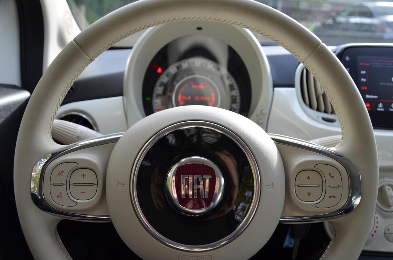 Fiat 500 1.0 Hybrid Lounge Airco/Apple Carplay/Android Auto/lichtmetalen velgen 15"