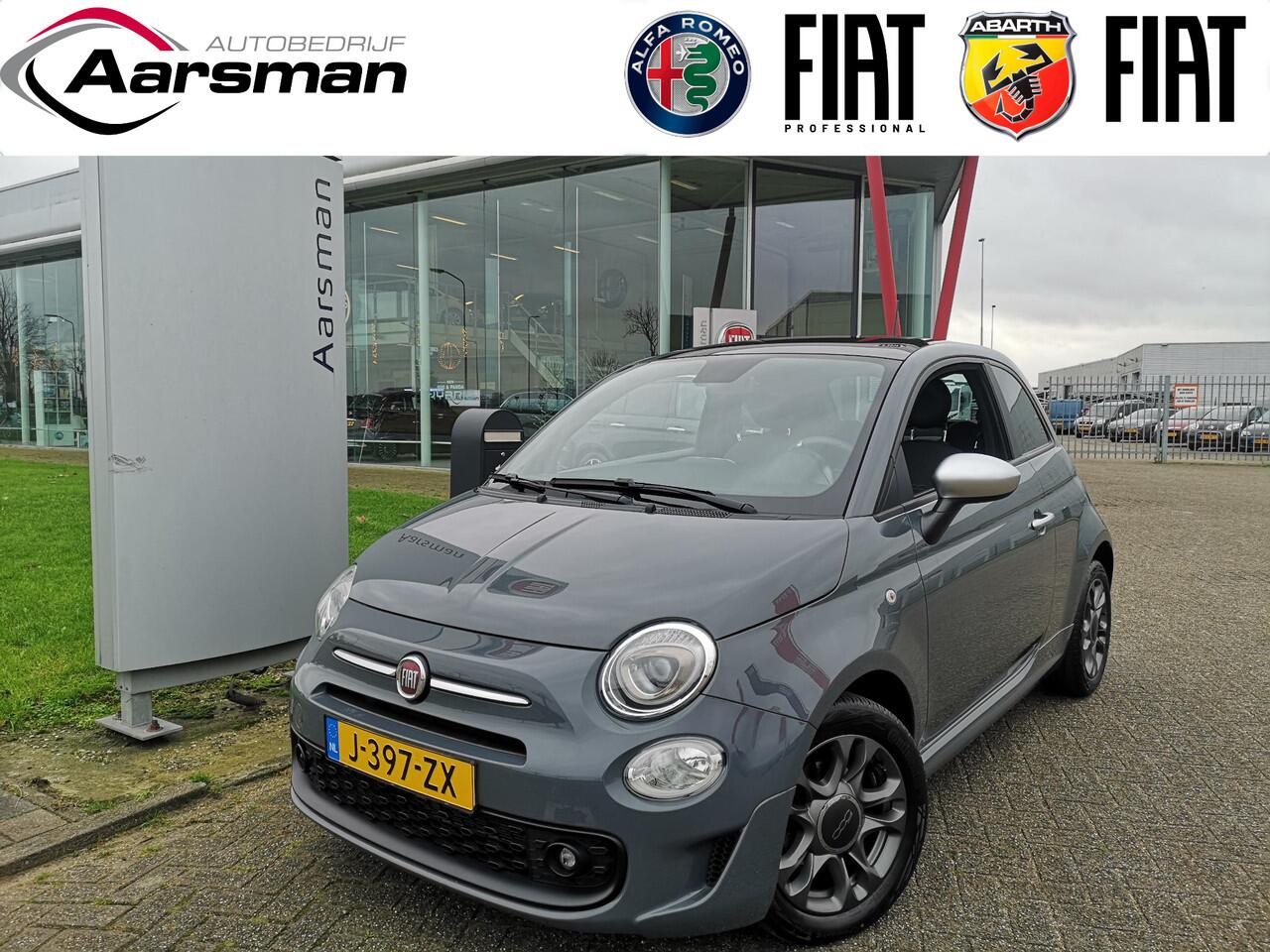 Fiat 500 1.0 Hybrid Rockstar | Sport | Carplay | Automatische airco | Parkeersensoren | Grigio Carrara