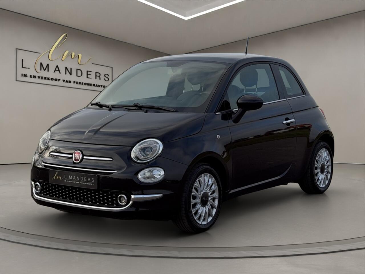 Fiat 500 1.2 Star 2020 ZWART | Panoramadak | Airco
