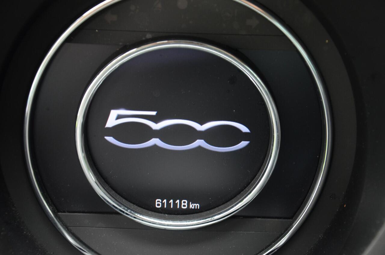 Fiat 500 1.0 Hybrid Rockstar Cabrio/Navi/Pdc/Ecc/Apple Carplay/Android Auto/Getint glas/lichtmetalen velgen 16"