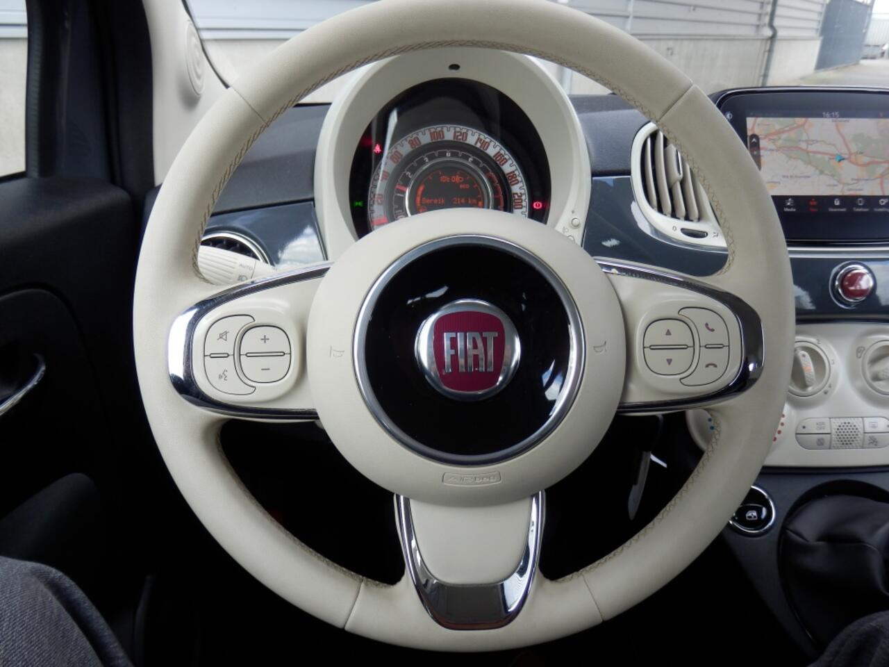 Fiat 500 85pk | Lounge | Airco | Navi | Apple carpl. Andr. Auto |