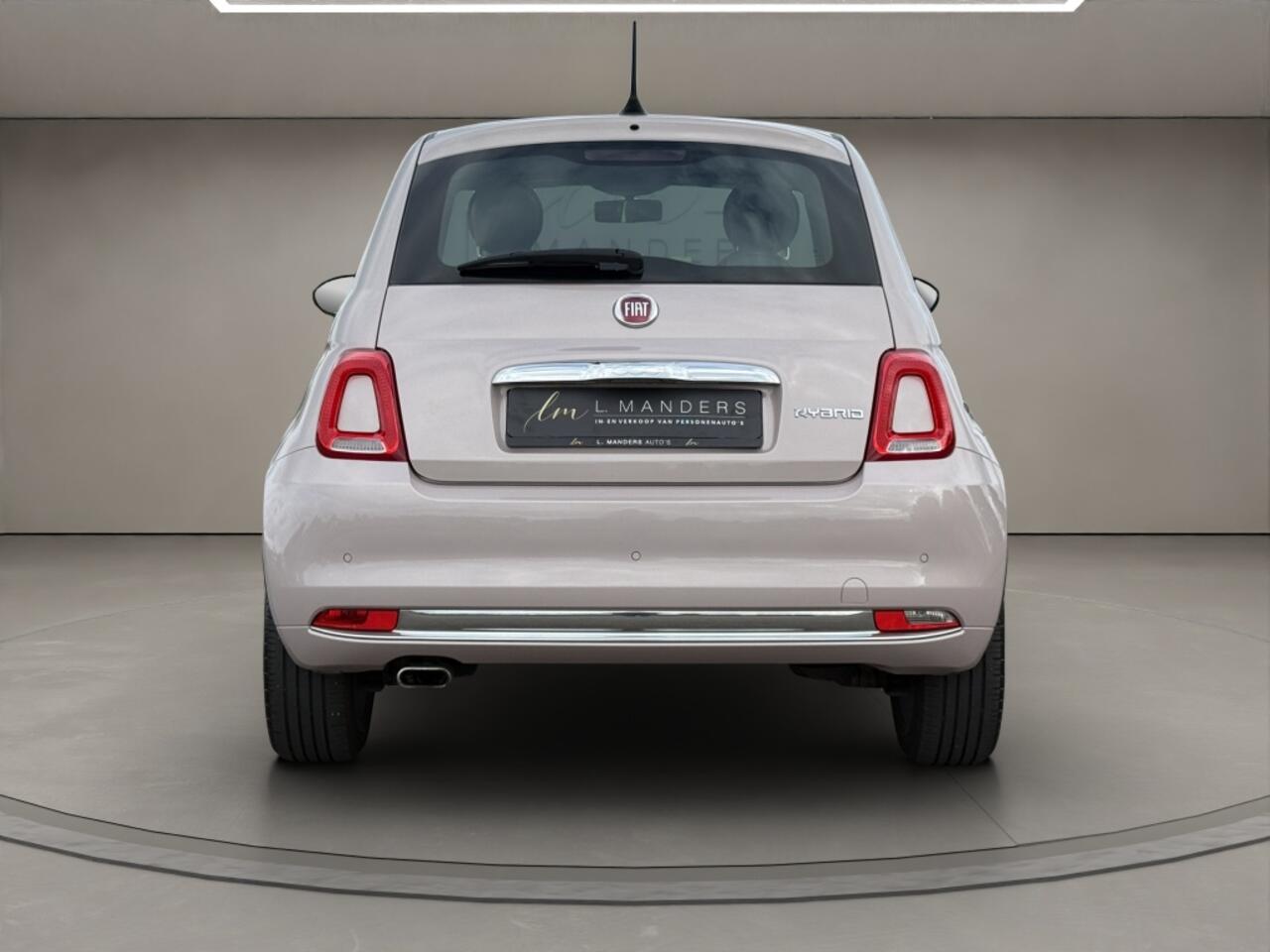 Fiat 500 1.0 Hybrid Star 2020 Roze | Panoramadak | Airco | Apple Car