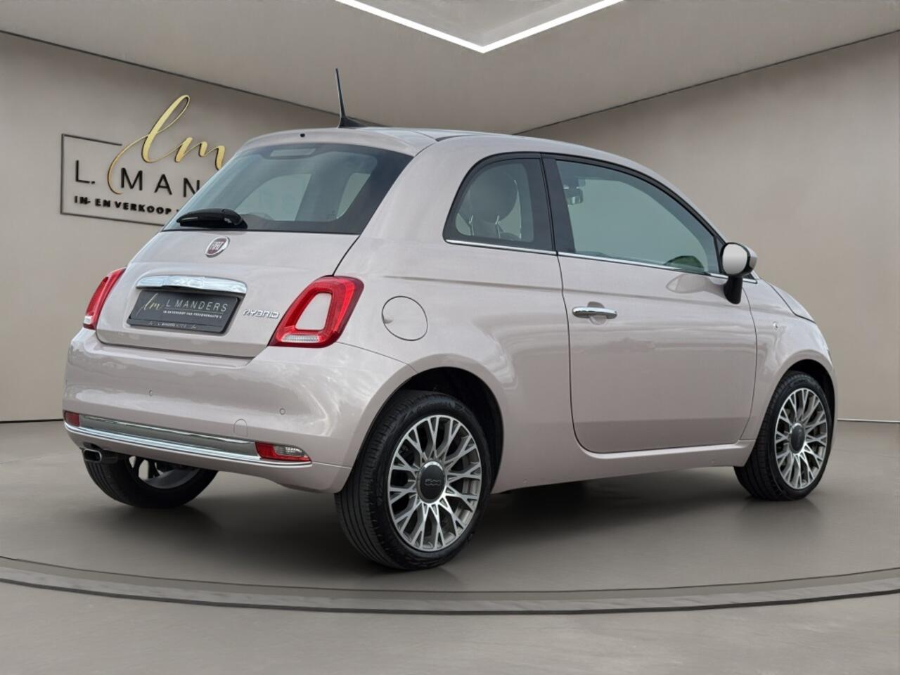 Fiat 500 1.0 Hybrid Star 2020 Roze | Panoramadak | Airco | Apple Car