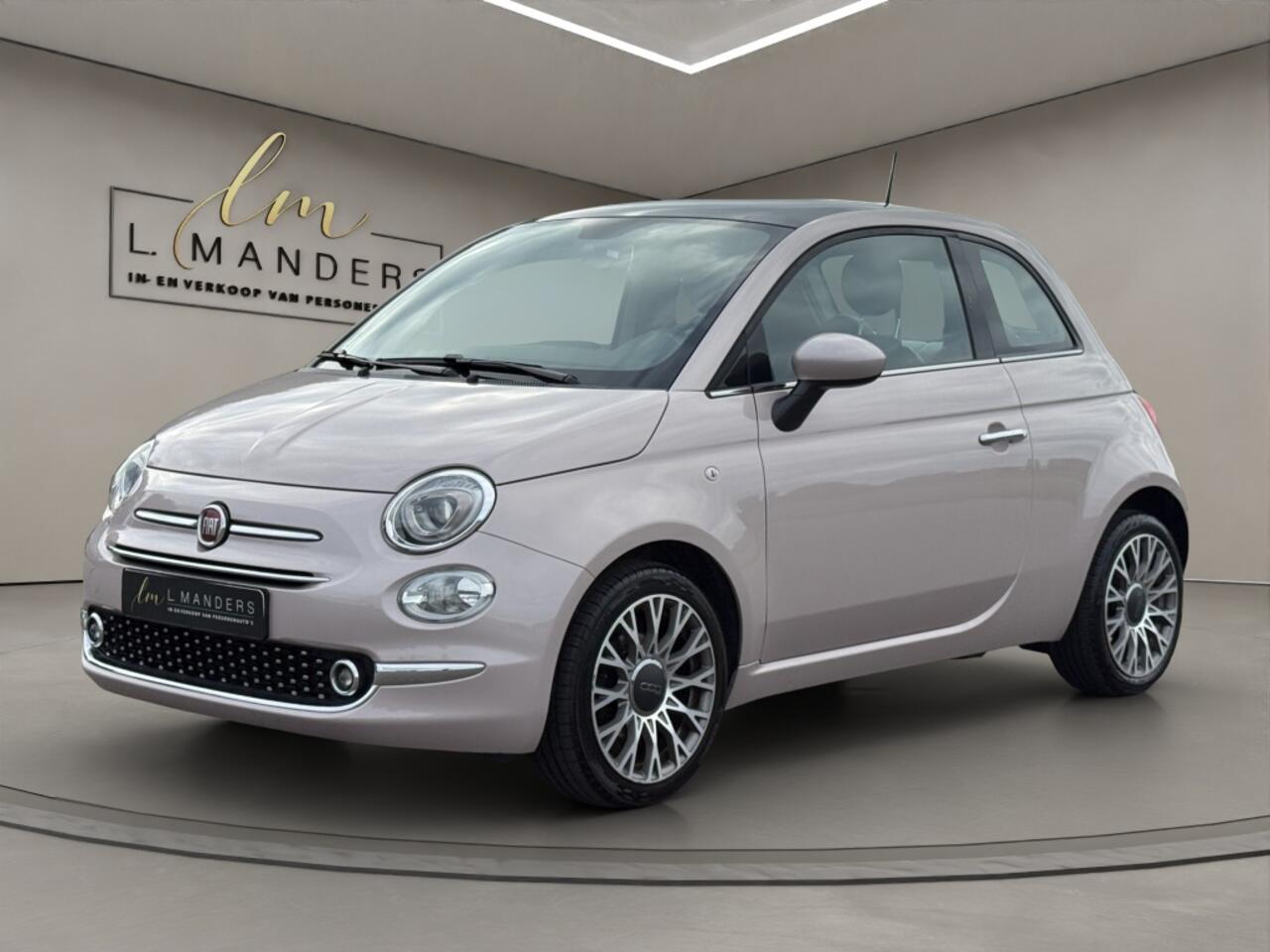 Fiat 500 1.0 Hybrid Star 2020 Roze | Panoramadak | Airco | Apple Car