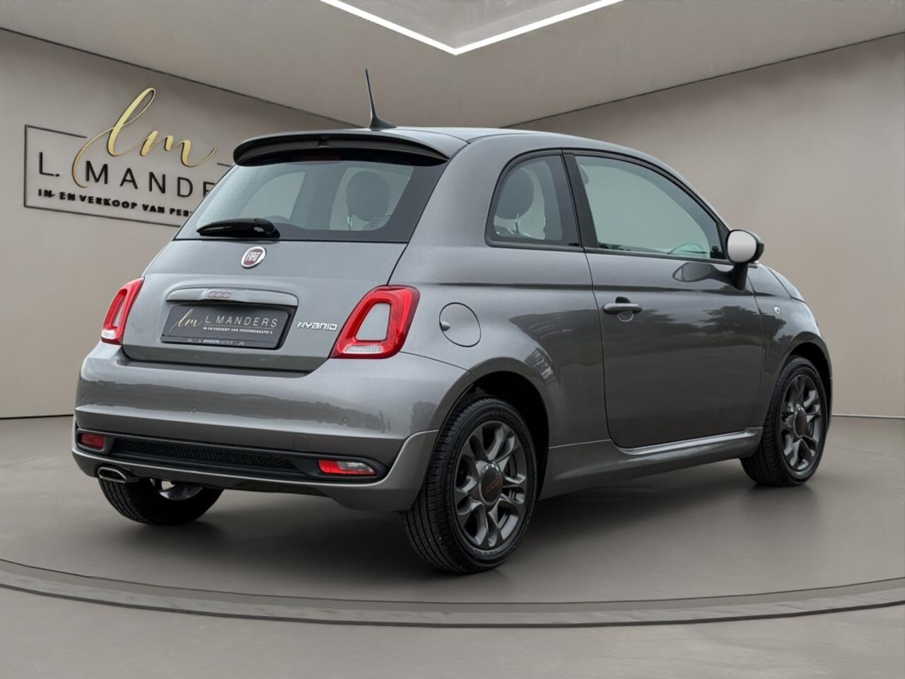 Fiat 500 1.0 Hybrid Sport 2020 GRIJS | Apple CarPlay | Climate Control