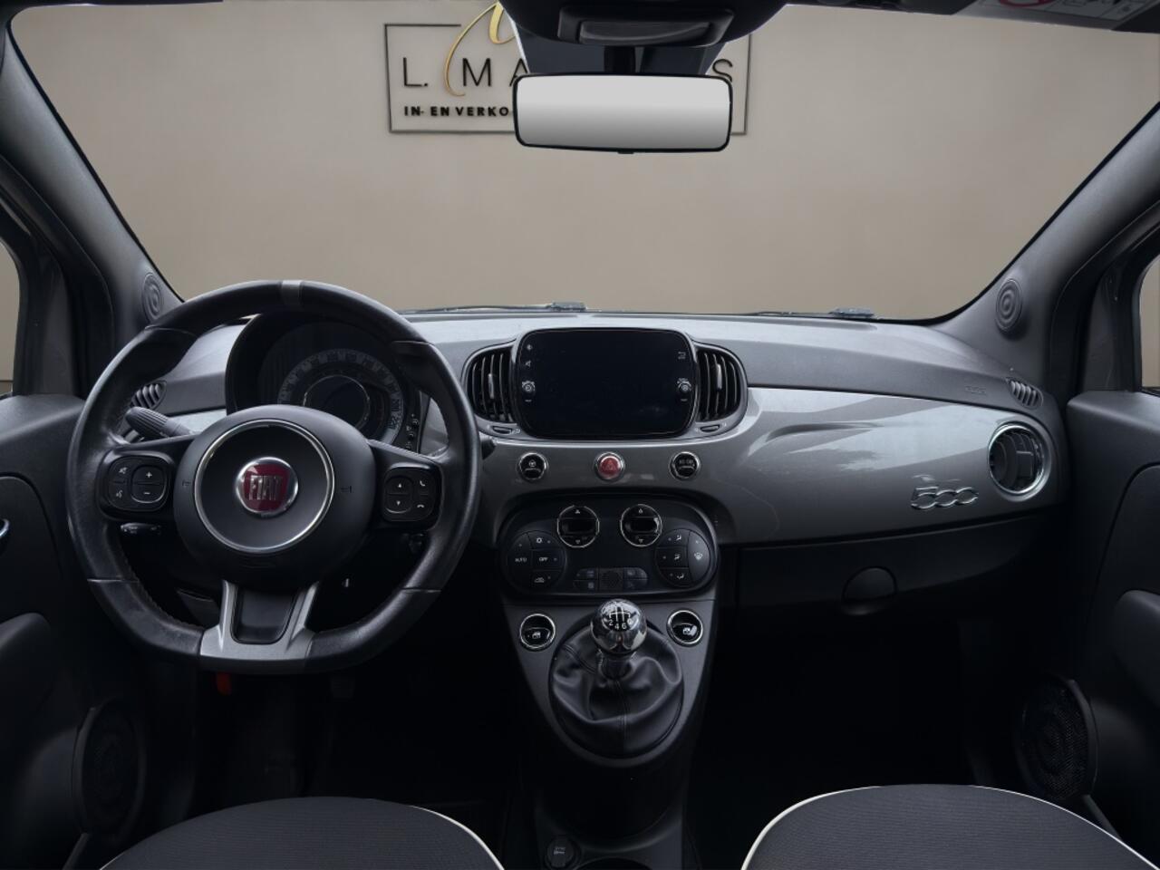 Fiat 500 1.0 Hybrid Sport 2020 GRIJS | Apple CarPlay | Climate Control