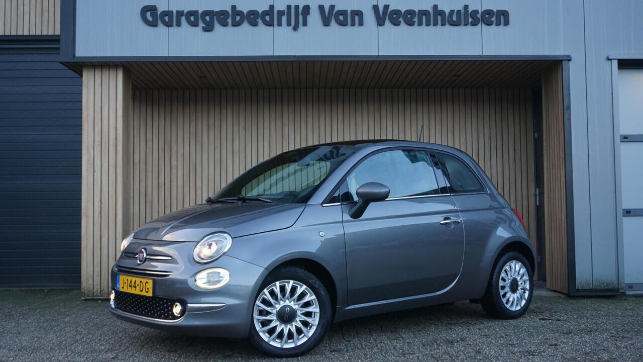 Fiat 500 1.0 70pk Hybrid Star Pano.Dak Virtual Cruise Control Sportstoelen H-Leder 33348km *NL auto*