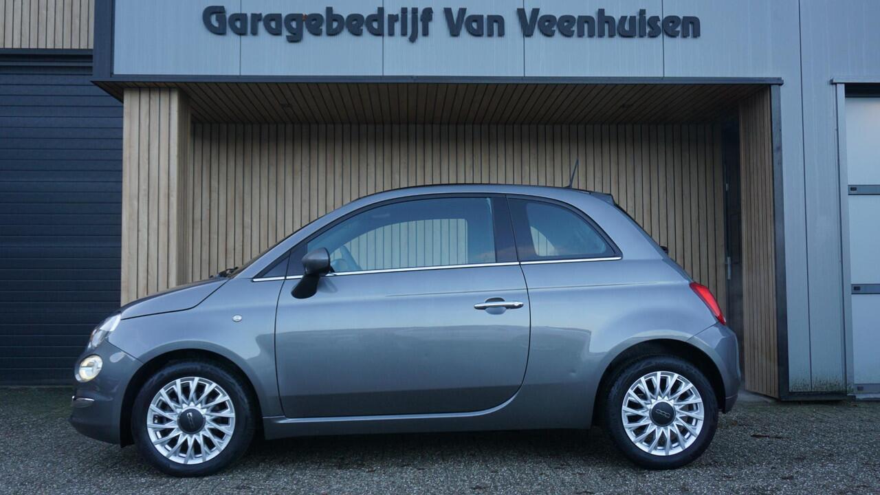 Fiat 500 1.0 70pk Hybrid Star Pano.Dak Virtual Cruise Control Sportstoelen H-Leder 33348km *NL auto*
