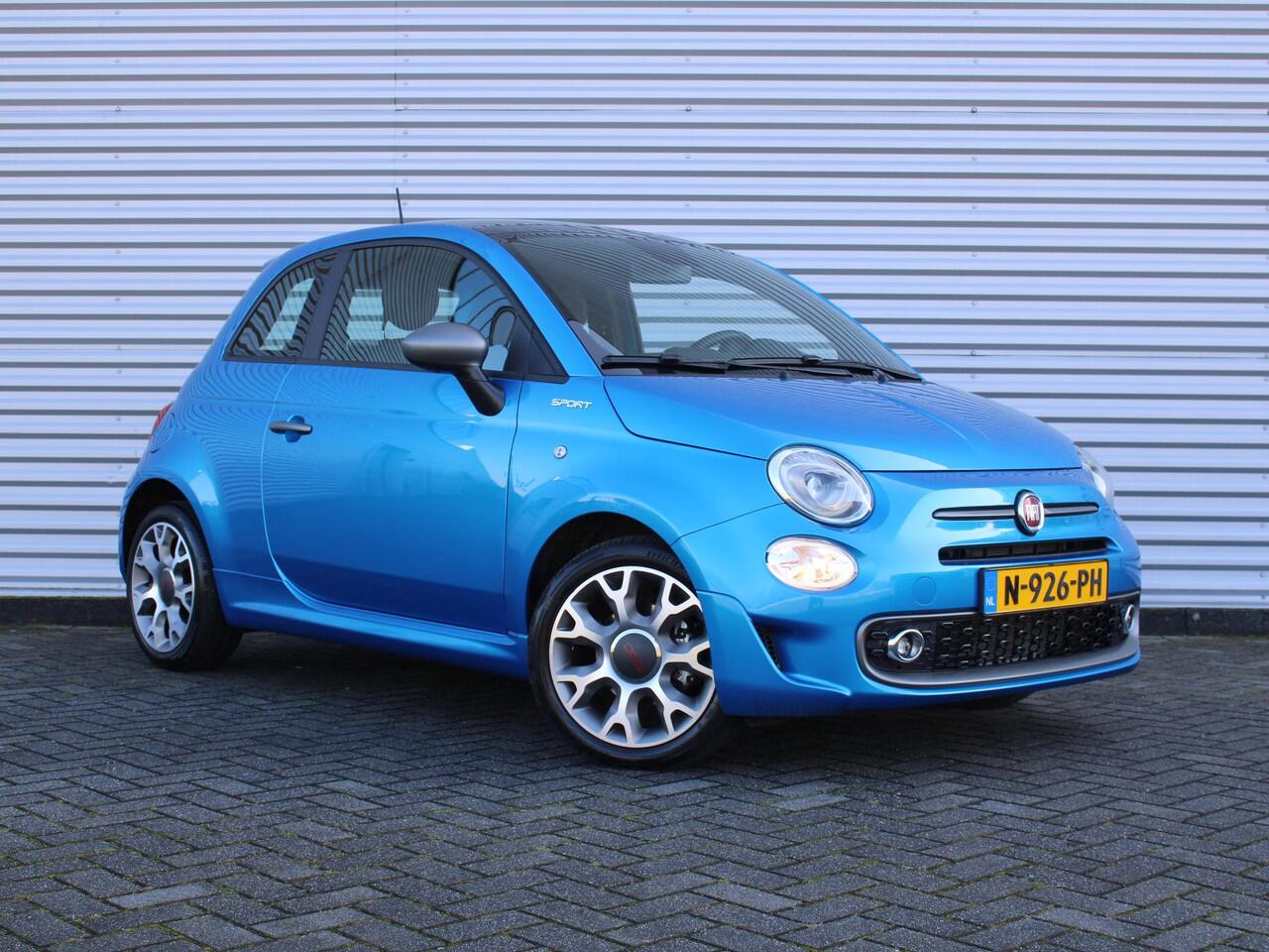 Fiat 500 1.0 Hybrid Sport | 16" LM | Clima | Cruise | Carplay | Panoramadak | Navi |