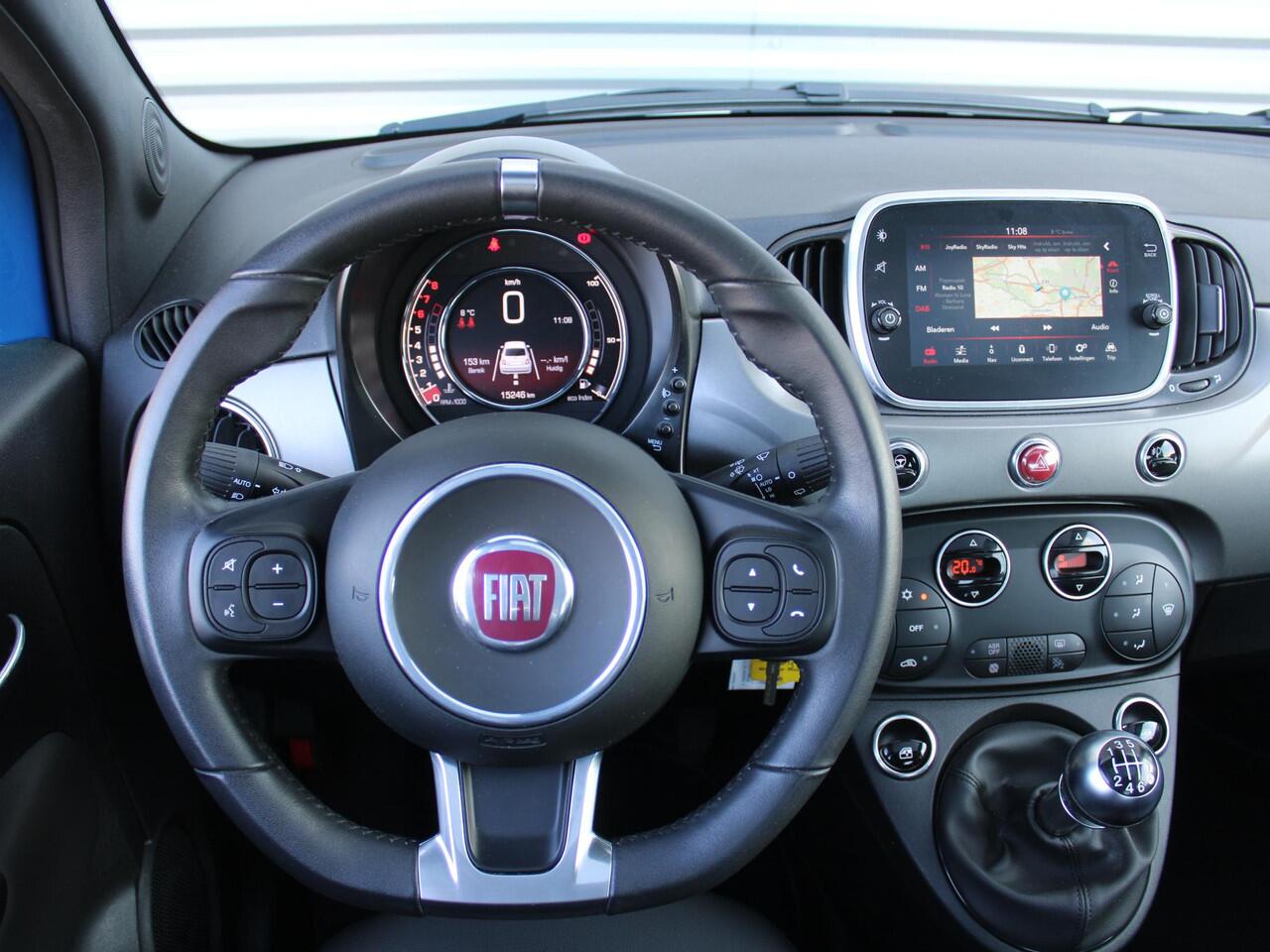 Fiat 500 1.0 Hybrid Sport | 16" LM | Clima | Cruise | Carplay | Panoramadak | Navi |