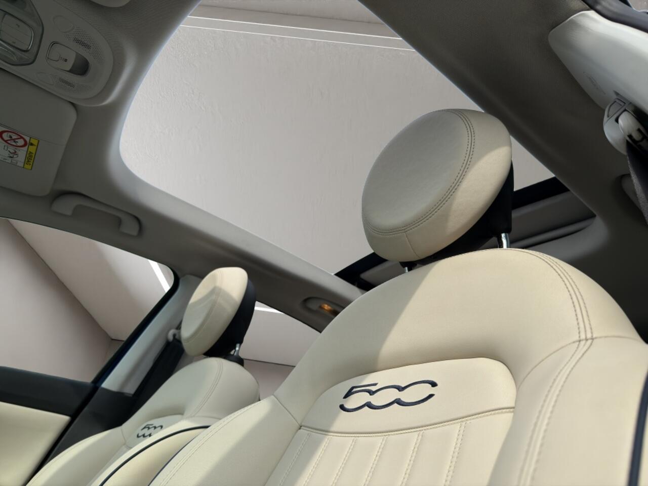 Fiat 500 1.3 Turbo Yacht Club Capri 2021 BLAUW | Cabrio | Leder | Airco