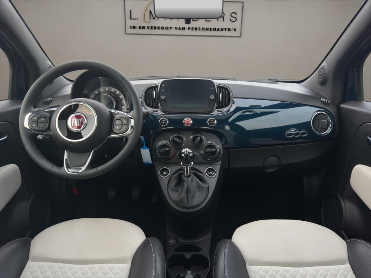 Fiat 500 1.0 Hybrid Dolcevita 2021 BLAUW | Panoramadak | Apple CarPlay