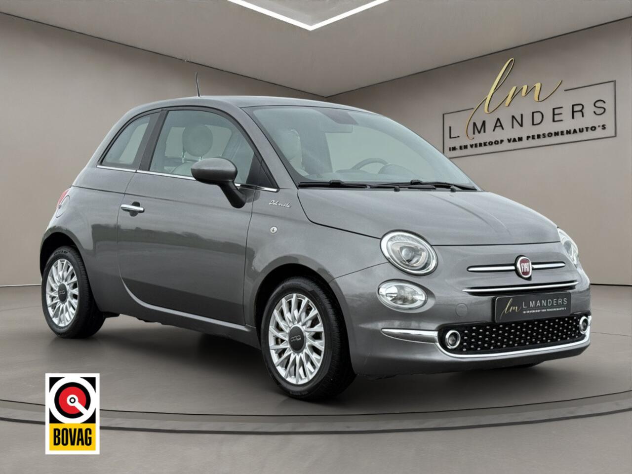 Fiat 500 1.0 Hybrid Dolcevita 2021 GRIJS Panoramadak | Display | Benzine