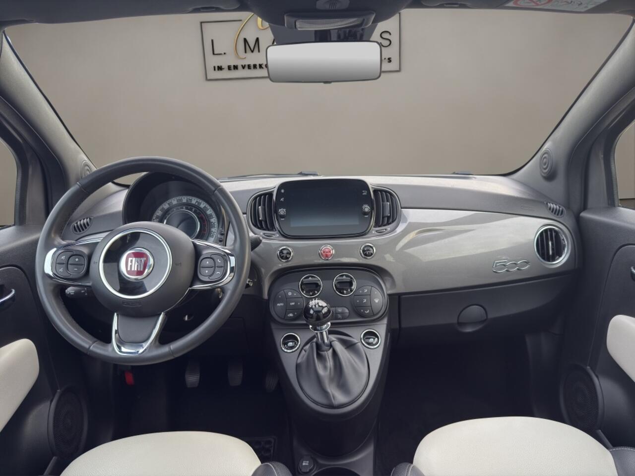 Fiat 500 1.0 Hybrid Dolcevita 2021 GRIJS Panoramadak | Display | Benzine