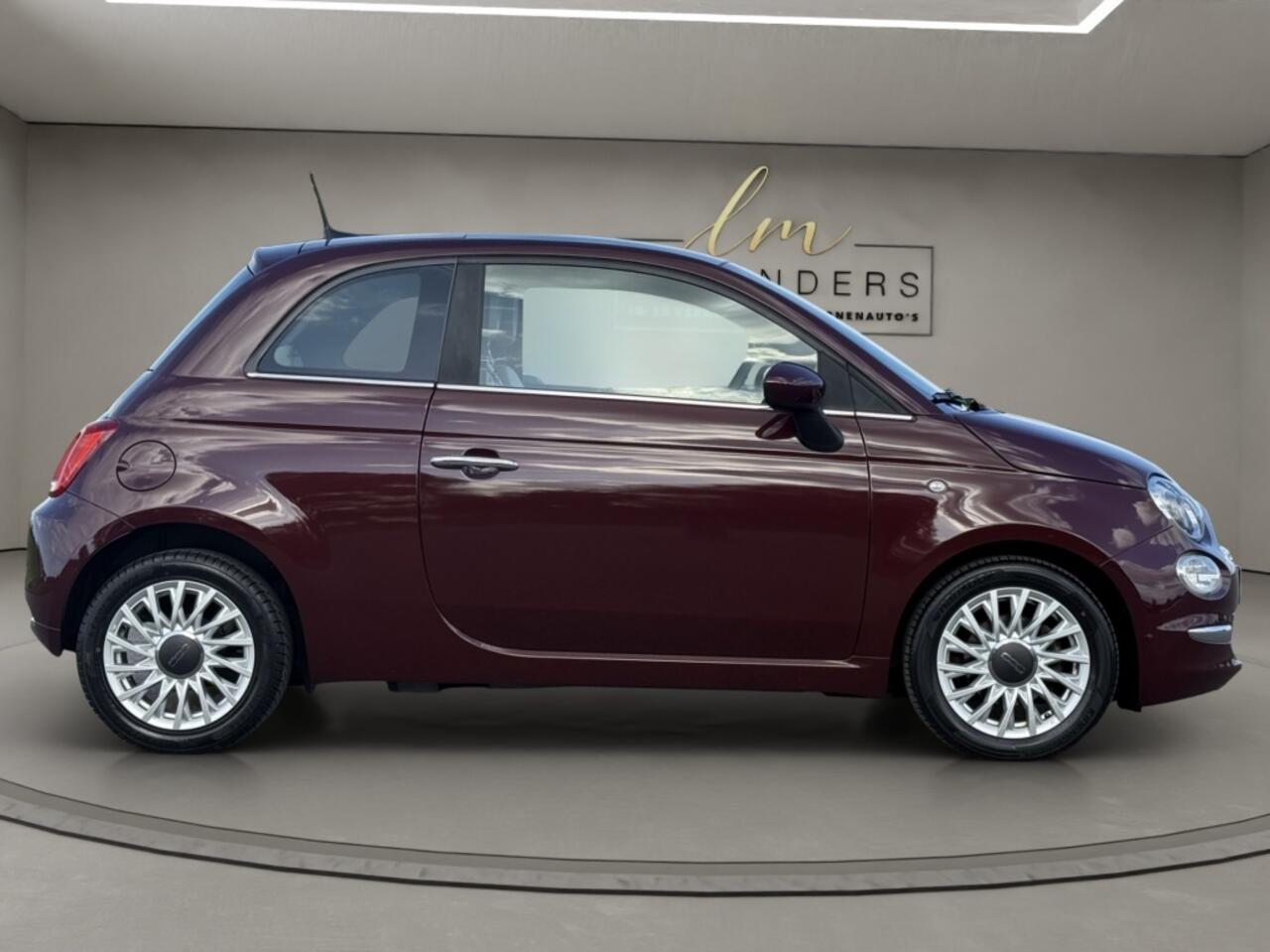 Fiat 500 1.0 Hybrid Dolcevita 2021 BORDEAUX | Apple CarPlay | Panoramadak