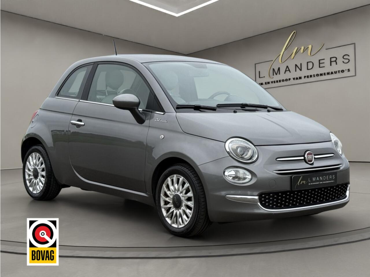 Fiat 500 1.0 Hybrid Dolcevita 2021 GRIJS | Panoramadak | Apple CarPlay